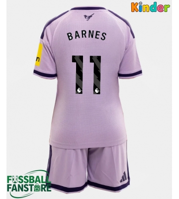 Newcastle United Harvey Barnes #11 Replik 3rd trikot Kinder 2026-27 Kurzarm (+ Kurze Hosen)